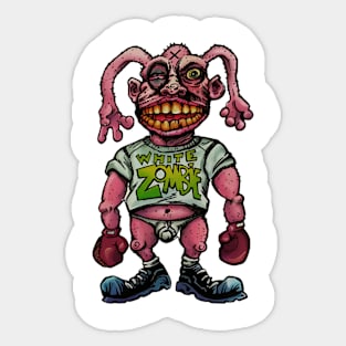 Whit Zombie Design 1 Sticker